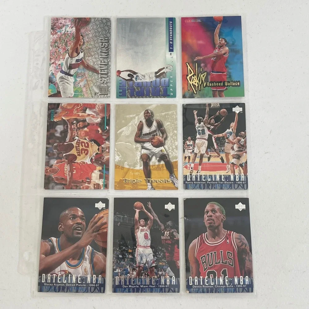Vintage 90s Upper Deck Fleer Stadium Club NBA‎ Basketball Card Lot 50+ Inserts
